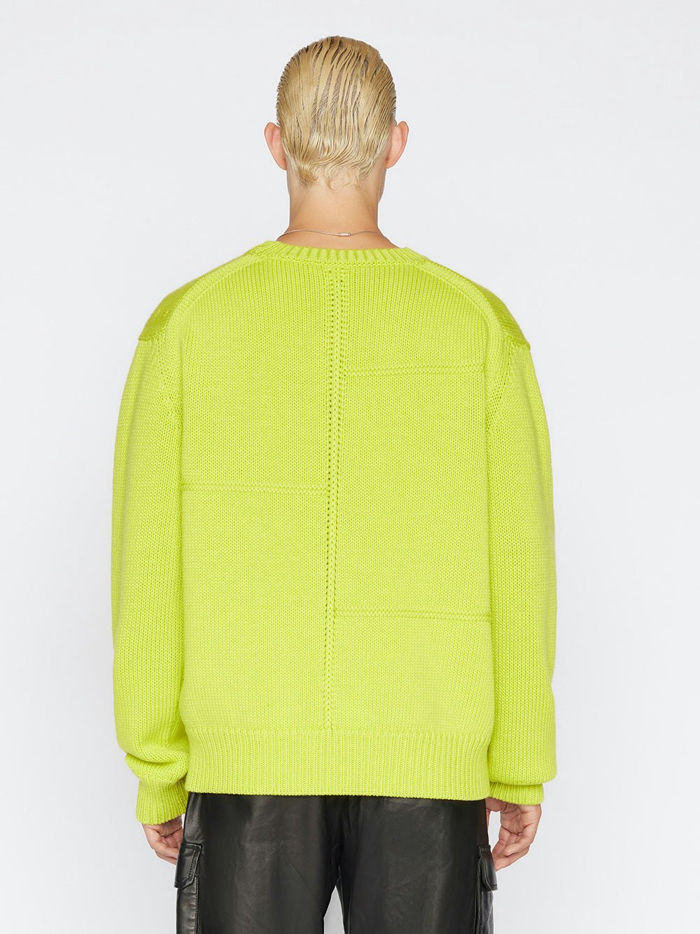 sweater back view